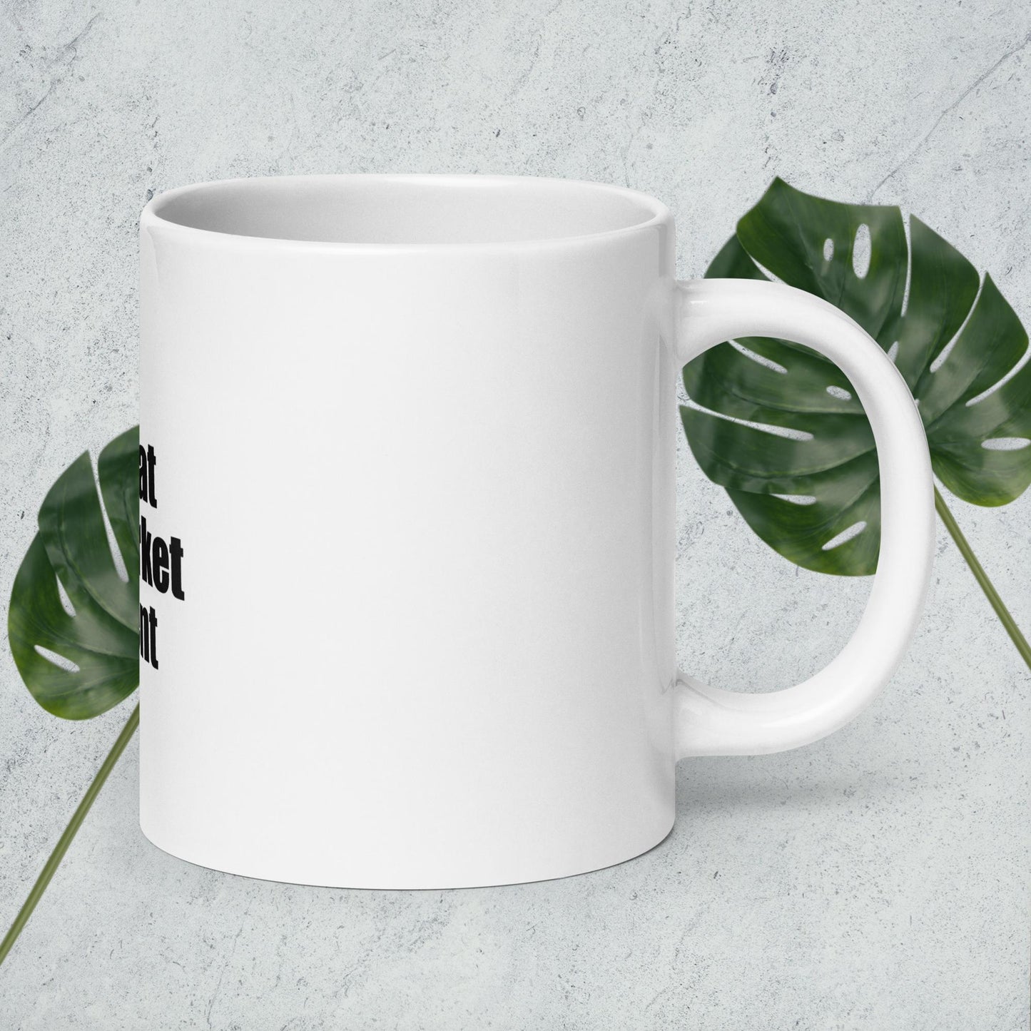 White glossy mug GME